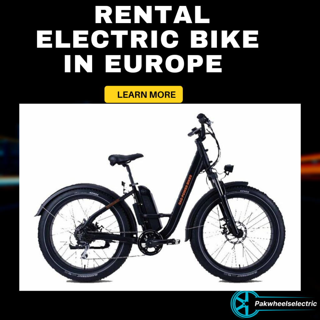 Rental electric bike in Europe