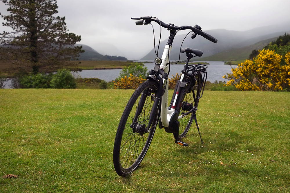 E-bike in forest 